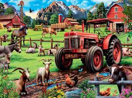 Desenhos de Country Life – Time for Chores Jigsaw Puzzle para colorir