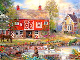 Desenhos de Country Living Jigsaw Puzzle para colorir