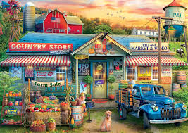 Desenhos de Country Store & Farm Sale Jigsaw Puzzle para colorir
