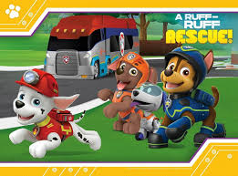 Desenhos de Cute Paw Patrol Jigsaw Puzzle 2 para colorir