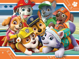 Desenhos de Cute Paw Patrol Jigsaw Puzzle para colorir