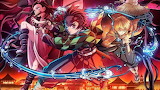 Desenhos de Demon Slayer Infinity Castle Jigsaw Puzzle para colorir
