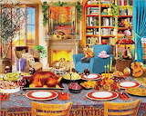 Dinner Happy Thanksgiving Jigsaw Puzzle