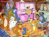 Desenhos de Disney Aristocats Jigsaw Puzzle 2 para colorir