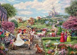 Desenhos de Disney Cinderella – Happily Ever After Jigsaw Puzzle para colorir