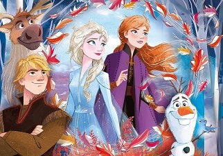 Desenhos de Disney Frozen 2 in Fall Jigsaw Puzzle para colorir