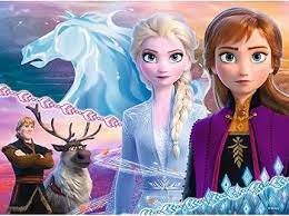 Desenhos de Disney Frozen 2 Wallpaper Jigsaw Puzzle para colorir