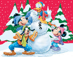 Desenhos de Disney Holiday – Mickey and Friends Jigsaw Puzzle para colorir