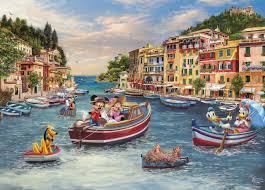 Disney – Mickey & Minnie in Italy Jigsaw Puzzle
