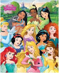 Desenhos de Disney Princess Poster Jigsaw Puzzle para colorir