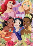 Desenhos de Disney Princess Smile Jigsaw Puzzle 2 para colorir