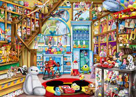 Desenhos de Disney Toy Store Jigsaw Puzzle para colorir