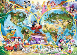 Disney World Map Jigsaw Puzzle
