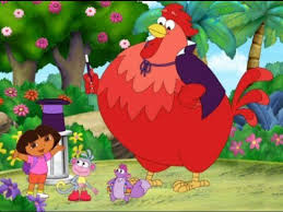 Dora The Explorer The Big Red Chicken Jigsaw Puzzle