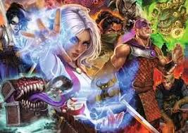 Desenhos de Dungeons and Dragons Jigsaw Puzzle para colorir