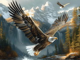 Eagles Lake Jigsaw Puzzle