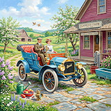 Desenhos de Elmwood Farm Store Jigsaw Puzzle para colorir