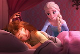 Desenhos de Elsa Anna Frozen Jigsaw Puzzle para colorir