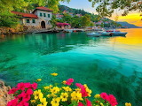 Desenhos de Evening Coast Jigsaw Puzzle para colorir
