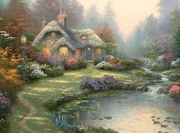 Everett’s Cottage – Thomas Kinkade Puzzles Jigsaw