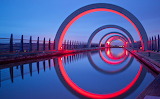 Falkirk Wheel in Scotland Jigsaw Puzzle