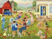 Family Picnic Jigsaw Puzzle 2