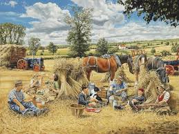 Desenhos de Farm Harvest Lunch Jigsaw Puzzle para colorir