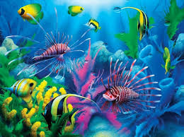 Desenhos de Fish of the Sea Jigsaw Puzzle para colorir