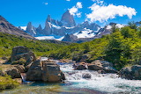 Fitz Roy Argentina Mountains Jigsaw Puzzle