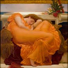 Flaming June Art Jigsaw Puzzle