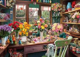 Flower Arranger’s Shed Jigsaw Puzzle