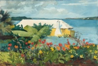 Flower Garden and Bungalow, Bermuda Jigsaw Puzzle