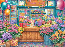 Flower Shop Jigsaw Puzzle 3