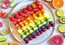Desenhos de Fruit Skewers Jigsaw Puzzle para colorir