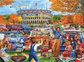 Desenhos de Fun Tailgate Party Jigsaw Puzzle para colorir