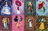 Desenhos de Funny-cute Disney Princess Jigsaw Puzzle para colorir