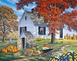 Desenhos de Garden Harvest – John Sloane Jigsaw Puzzle para colorir