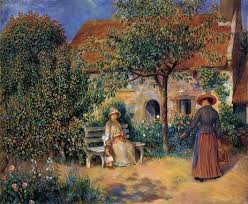 Garden Scene in Brittany Jigsaw Puzzle