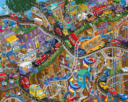 Desenhos de Getting Away Jigsaw Puzzle para colorir