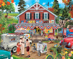 Desenhos de Good Humor General Store Jigsaw Puzzle para colorir