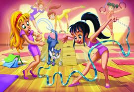 Gymnastics Girls Jigsaw Puzzle