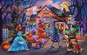 Halloween Trick or Treat Jigsaw Puzzle 3