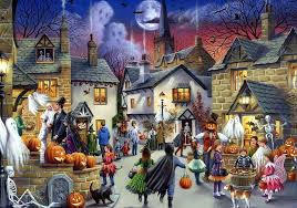 Halloween Village Festival Jigsaw Puzzle