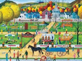 Desenhos de Harvest Festival Art Jigsaw Puzzle para colorir