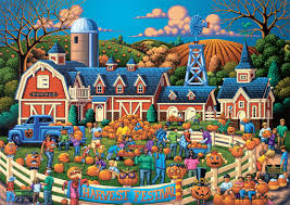 Desenhos de Harvest Festival Jigsaw Puzzle 2 para colorir