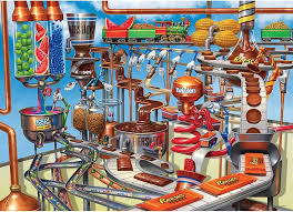 Desenhos de Hershey’s Chocolate Factory Jigsaw Puzzle para colorir