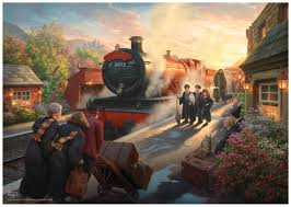 Desenhos de Hogwart’s Express – Thomas Kinkade Puzzles Jigsaw para colorir
