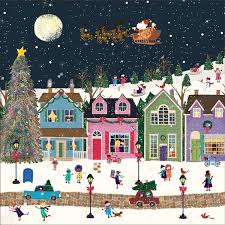 Desenhos de Holiday Winter Wonderland Jigsaw Puzzle para colorir
