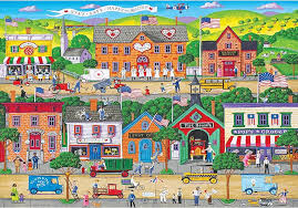 Desenhos de Hometown Heroes Jigsaw Puzzle para colorir