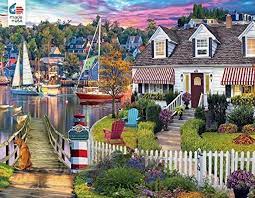 House on the Charles Harbor Jigsaw Puzzle